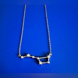 Elegant Big Dipper 925 Sterling Silver Constellation Necklace 16”+1.5” Extension